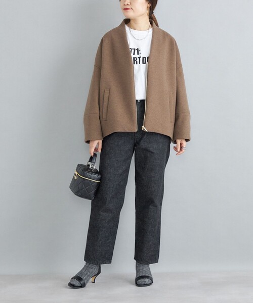 SHIPS（シップス）の「〈手洗い可能〉コクーンジップブルゾン 22FW