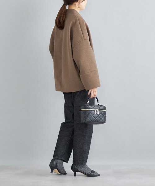 SHIPS コクーンジップブルゾン セール】 〈手洗い可能〉コクーンジップブルゾン 22FW