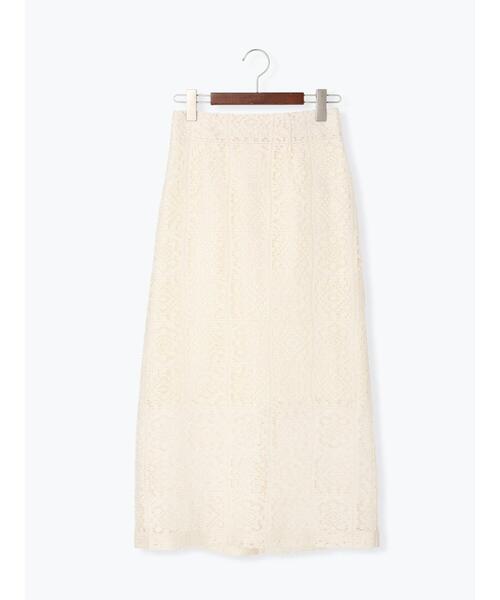 Te chichi TERRASSE(テチチテラス)の「クロシェ柄レーススカート【セットアップ可】(スカート・レディース・オフホワイト/ブラウン/ブラック・フリ-)」の17枚目の写真