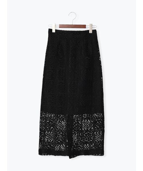 Te chichi TERRASSE(テチチテラス)の「クロシェ柄レーススカート【セットアップ可】(スカート・レディース・オフホワイト/ブラウン/ブラック・フリ-)」の18枚目の写真