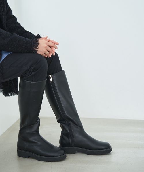 LE TALON（ルタロン）の「トラックソールロングブーツ（ブーツ・レディース・ブラック系その他/アイボリー・SMALL/MEDIUM/LARGE/X-LARGE/XX-LARGE/X-SMALL）」の15枚目の写真