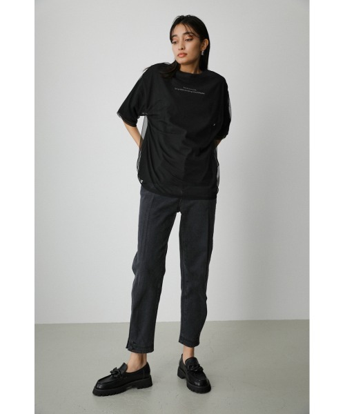 AZUL BY MOUSSY チャンキーチェーンローファー ブラック 箱無し CHUNKY CHAIN LOAFERS/チャンキーチェーンローファー