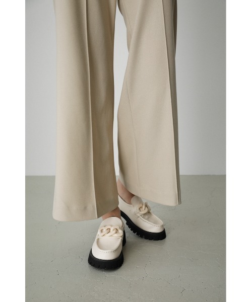 AZUL BY MOUSSY チャンキーチェーンローファー ブラック 箱無し CHUNKY CHAIN LOAFERS/チャンキーチェーンローファー