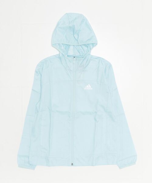 adidas（アディダス）の「AEROREADY ロゴ ランニングウインドブレーカー / アディダス（レディース）（ナイロンジャケット・レディース・ブラック/ブルー・MEDIUM/SMALL/LARGE/X-LARGE/XX-LARGE）」の14枚目の写真