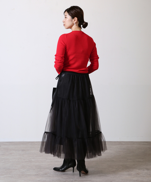 【極美品】ヴェルメイユパーイエナ　チュールスカート　2way VERMEIL par iena（ヴェルメイユパーイエナ）の「チュールスカート