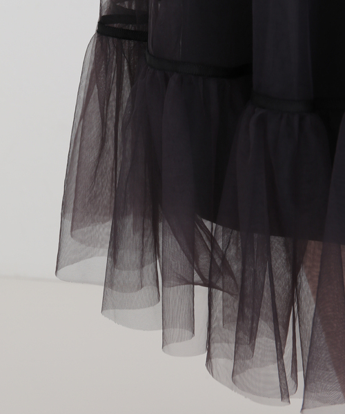 VERMEIL par iena（ヴェルメイユパーイエナ）の「チュールスカート