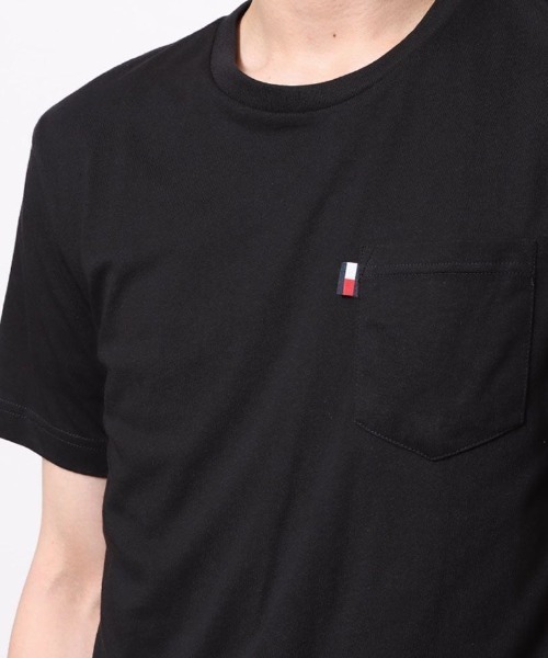 TOMMY HILFIGER(トミーヒルフィガー)の「JS M SS POCKET TEE(Tシャツ/カットソー・メンズ・ブラック/ネイビー・SMALL/MEDIUM/LARGE/X-LARGE)」の7枚目の写真