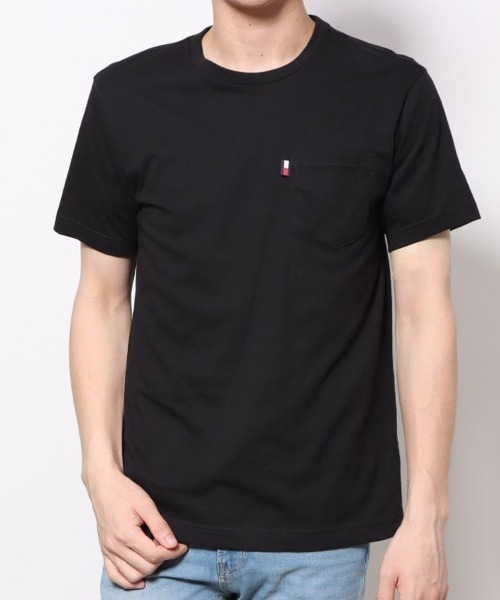 TOMMY HILFIGER(トミーヒルフィガー)の「JS M SS POCKET TEE(Tシャツ/カットソー・メンズ・ブラック/ネイビー・SMALL/MEDIUM/LARGE/X-LARGE)」の10枚目の写真