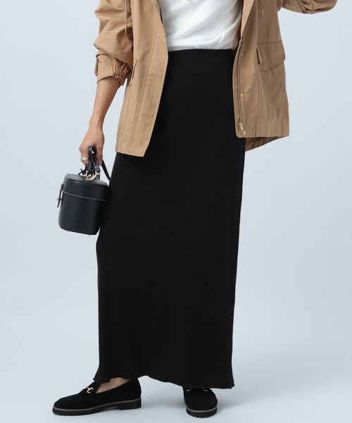 BAYFLOW（ベイフロー）の「サイドポイントリブスカート（スカート・レディース・ブラック/グレー/オフホワイト・SMALL/MEDIUM）」の21枚目の写真