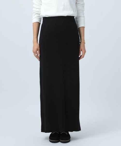 BAYFLOW（ベイフロー）の「サイドポイントリブスカート（スカート・レディース・ブラック/グレー/オフホワイト・SMALL/MEDIUM）」の17枚目の写真