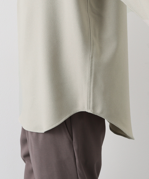 B.C STOCK（ベーセーストック）の「【LANATEC LEI / ラナテックレイ】 AMUNZEN HENLEY SH（シャツ/ブラウス・メンズ・ブラック/グレー・MEDIUM/LARGE）」の12枚目の写真