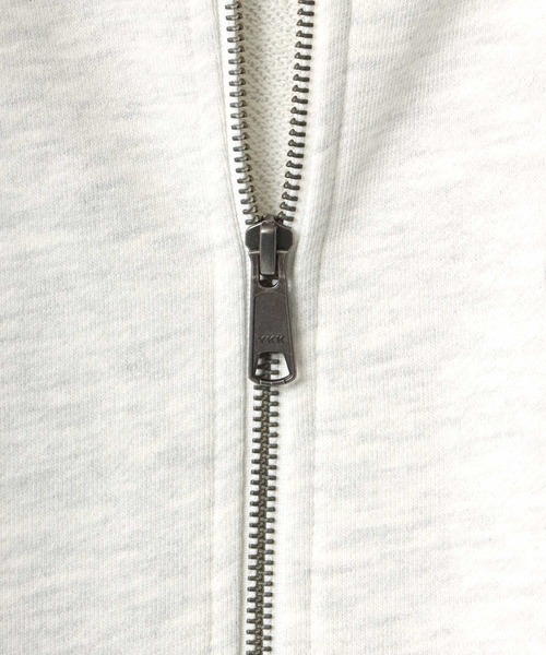 CONVERSE（コンバース）の「CONVERSE/コンバース オールスター スニーカー ロゴ ワンポイント刺繍 リブライン スウェット  レディース メンズ ジップパーカー（パーカー・メンズ・ブラック/ネイビー/オートミール・LL/M/L）」の7枚目の写真