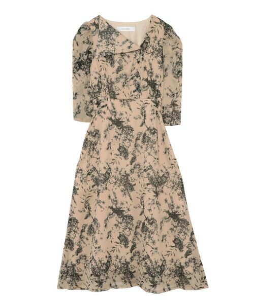 LAGUNAMOON(ラグナムーン)の「フラワー楊柳ワンピース(ワンピース・レディース・チャコールグレー/ブラック/グリーン・SMALL/MEDIUM)」の14枚目の写真