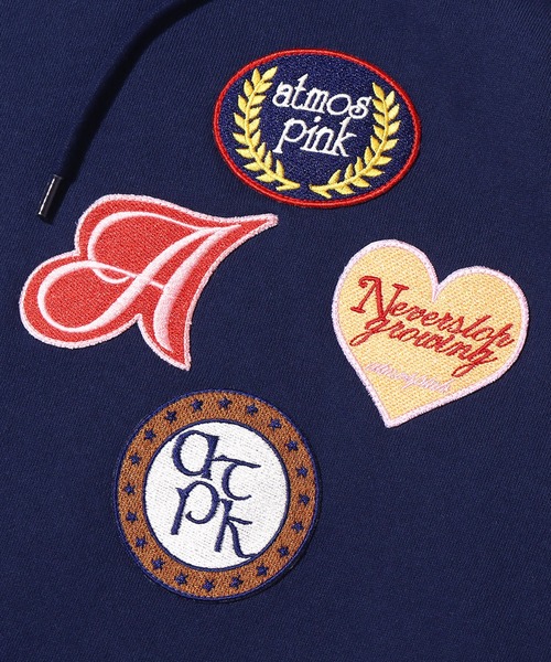 atmos pink(アトモスピンク)の「atmos pink ワッペンビッグフーディ / アトモスピンク ワッペンビッグフーディ(パーカー・レディース・ネイビー/グレー/カーキ・L/M)」の13枚目の写真