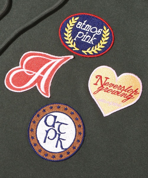 atmos pink(アトモスピンク)の「atmos pink ワッペンビッグフーディ / アトモスピンク ワッペンビッグフーディ(パーカー・レディース・ネイビー/グレー/カーキ・L/M)」の18枚目の写真