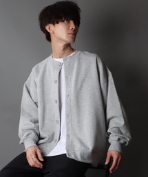 SITRY | Big silhouette sweat cardigan / ビッグシルエット 裏起毛 スウェット カーディガン(カーディガン/ボレロ)