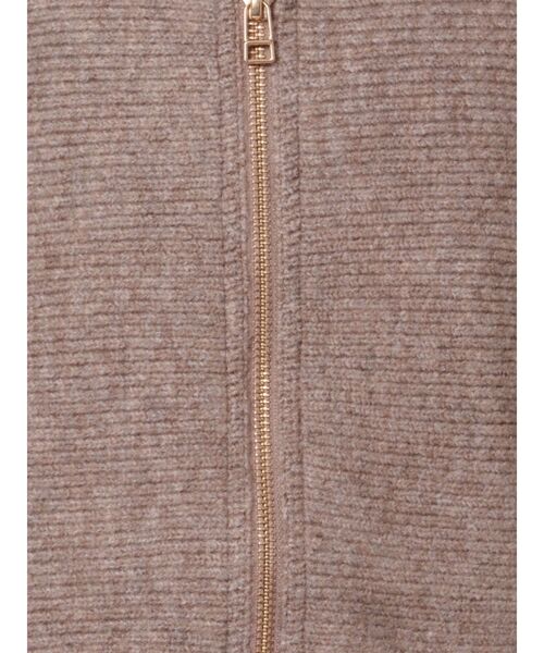 LAGUNAMOON(ラグナムーン)の「ZIPニットカーディガン(カーディガン/ボレロ・レディース・アイボリー/チャコールグレー/ベージュ・FREE)」の14枚目の写真