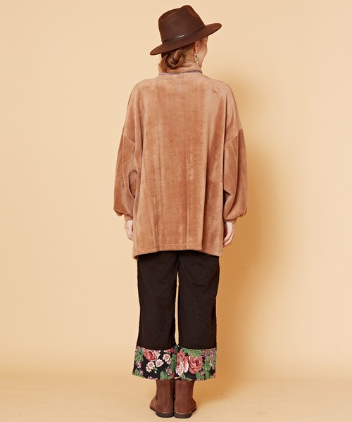 チャイハネ（チャイハネ）の「【チャイハネ】ジプレパッチワークパンツ（その他パンツ・レディース・ブラック/レッド/ベージュ・FREE）」の8枚目の写真