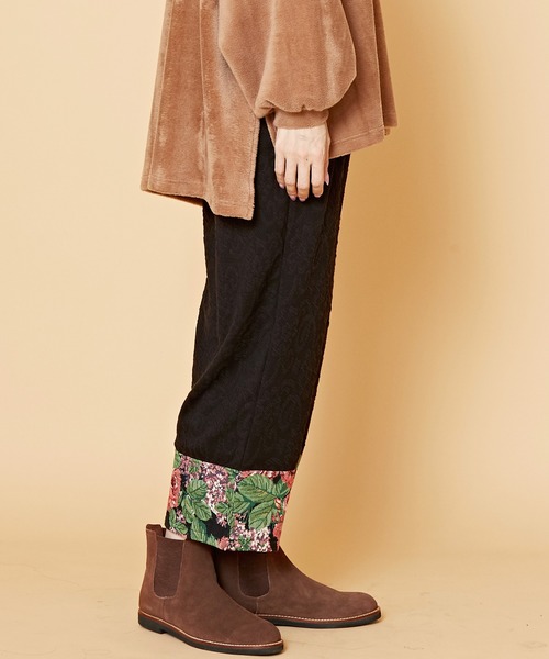 チャイハネ（チャイハネ）の「【チャイハネ】ジプレパッチワークパンツ（その他パンツ・レディース・ブラック/レッド/ベージュ・FREE）」の9枚目の写真