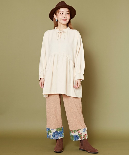 チャイハネ（チャイハネ）の「【チャイハネ】ジプレパッチワークパンツ（その他パンツ・レディース・ブラック/レッド/ベージュ・FREE）」の12枚目の写真