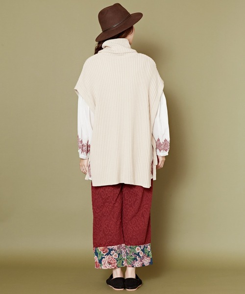 チャイハネ（チャイハネ）の「【チャイハネ】ジプレパッチワークパンツ（その他パンツ・レディース・ブラック/レッド/ベージュ・FREE）」の19枚目の写真