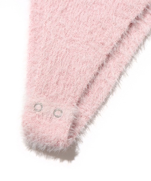 atmos pink（アトモスピンク）の「atmos pink デザインフェザーニット / アトモスピンク デザインフェザーニット（ニット/セーター・レディース・ブラック/ピンク/ホワイト・S/M）」の10枚目の写真