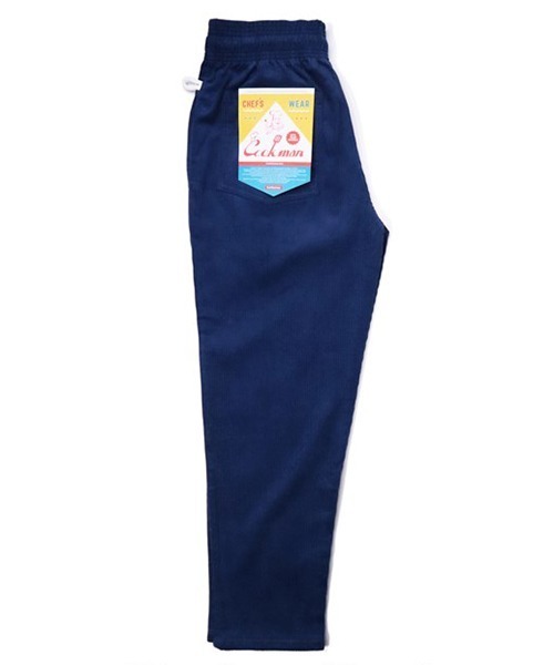 COOKMAN（クックマン）の「Cookman クックマン シェフパンツ イージーパンツ ワイドパンツ コーデュロイ ネイビー（その他パンツ・メンズ・ネイビー・LARGE/MEDIUM）」の3枚目の写真