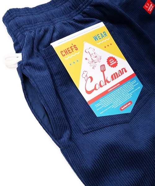 COOKMAN（クックマン）の「Cookman クックマン シェフパンツ イージーパンツ ワイドパンツ コーデュロイ ネイビー（その他パンツ・メンズ・ネイビー・LARGE/MEDIUM）」の9枚目の写真