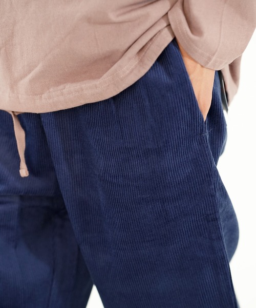 COOKMAN（クックマン）の「Cookman クックマン シェフパンツ イージーパンツ ワイドパンツ コーデュロイ ネイビー（その他パンツ・メンズ・ネイビー・LARGE/MEDIUM）」の20枚目の写真