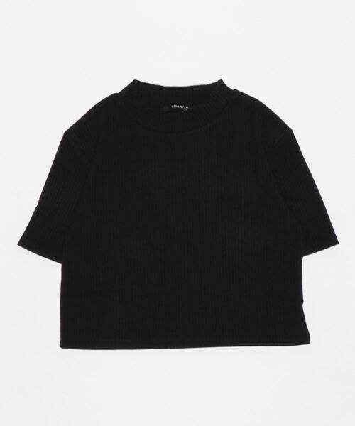 one way（ワンウェイ）の「アームウォーマー付きハイネックトップス（Tシャツ/カットソー・レディース・ブラック/ホワイト/ベージュ・FREE）」の5枚目の写真