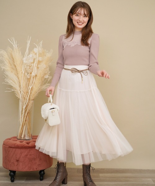NOELA（ノエラ）の「チュールフレアスカート（スカート）」 - WEAR