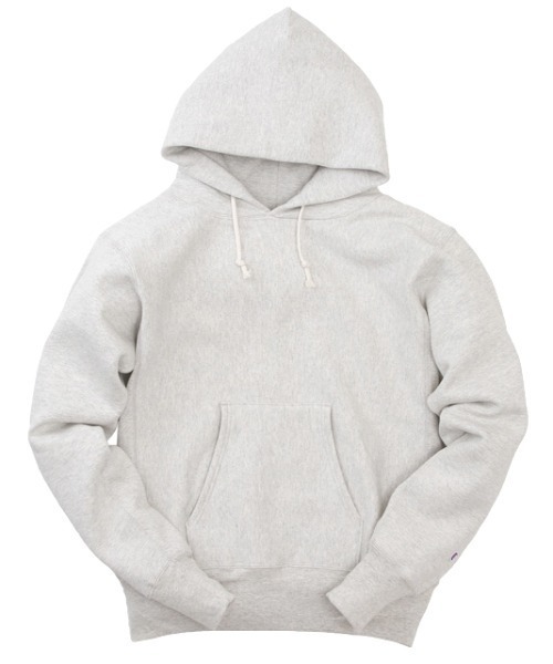 Champion（チャンピオン）の「CHAMPION/チャンピオン リバースウィーブ/MADE IN USA 裏起毛 ワンポイントパーカー/プルオーバー/フーディ C5-U101（パーカー・メンズ・オートミール/グリーン/グレー/ブラック・XXL/M/L/XL）」の3枚目の写真