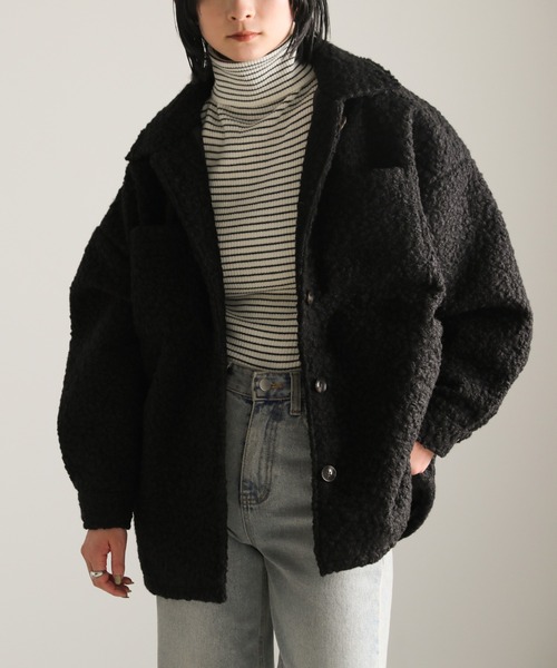 select MOCA（セレクトモカ）の「ループツイードジャケットアウター