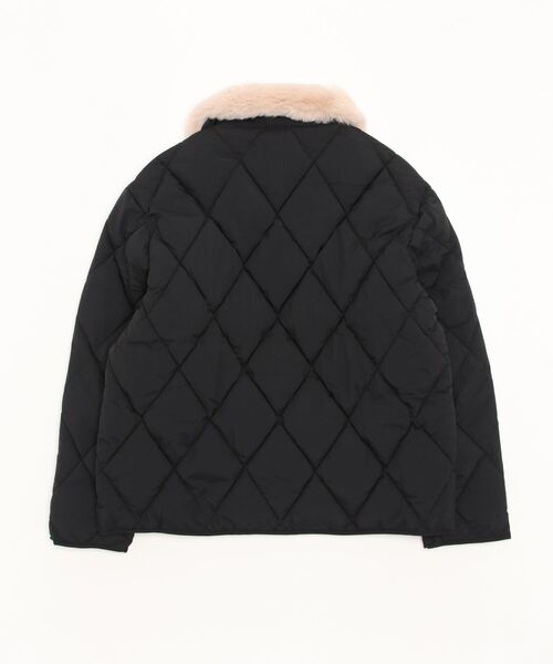 Dream garden（ドリームガーデン）の「フェックファー衿中綿ジャケットCOAT（その他アウター・レディース・ブラウン/ブラック/アイボリー・FREE）」の4枚目の写真