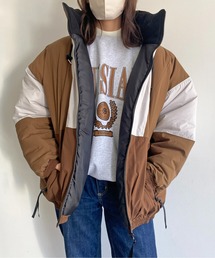 CPCM | 配色切替フーディトラックジャケット(ブルゾン)