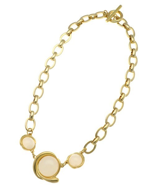 EIMY ISTOIRE（エイミーイストワール）の「milky white stoneネックレス（ネックレス・レディース・ゴールド・FREE）」の4枚目の写真