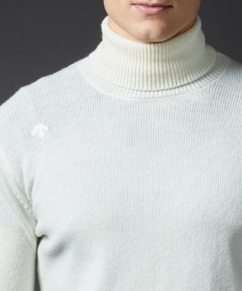 DESCENTE golfアクリルウールインターシャ　セーター　ゴルフ デサント DESCENTE golfアクリルウールインターシャ セーター ゴルフ デサント