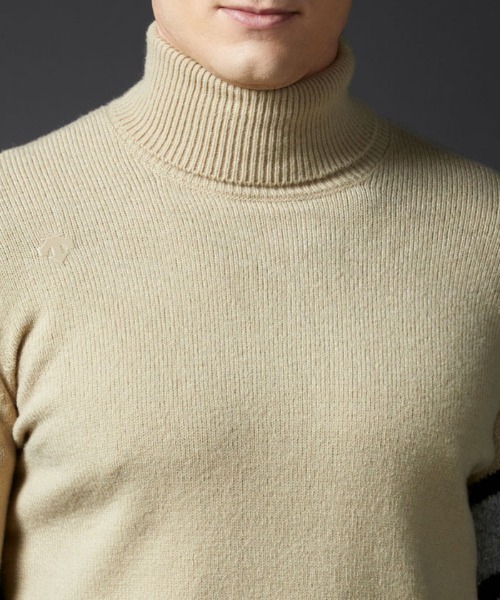 DESCENTE golfアクリルウールインターシャ　セーター　ゴルフ デサント DESCENTE GOLF（デサントゴルフ）の「アクリルウールインター