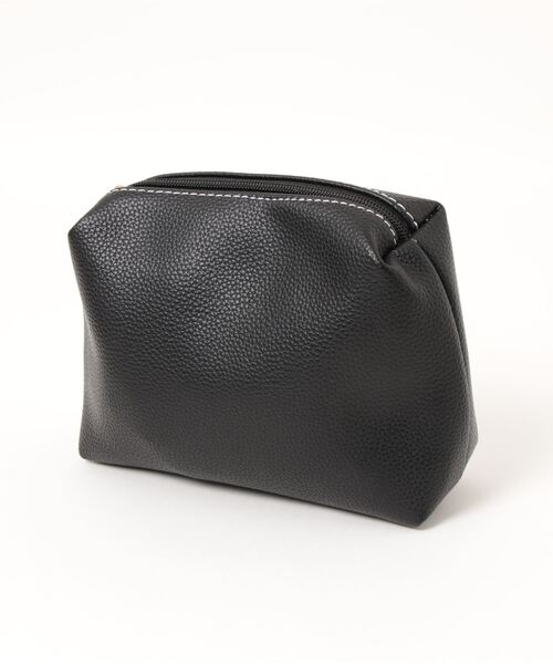 the case（ザケース）の「[THE CASE SELECT]embroidery vegan leather tote　エコレザートートバッグ *ポーチ付き（ショルダーバッグ・レディース・ブラック/グリーン/ブラウン/ベージュ・FREE）」の21枚目の写真