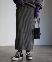Bonjour Sagan | リブニットタイトスカート(スカート)