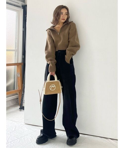 EMODA（エモダ）の「サイドゴアヒールブーツ（ブーツ・レディース・ブラック・LARGE/SMALL/MEDIUM）」の15枚目の写真