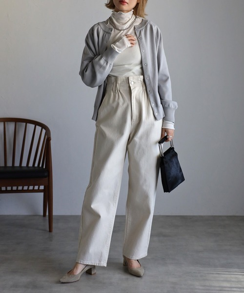 スナップボタンダイバーニットカーディガン（カーディガン/ボレロ