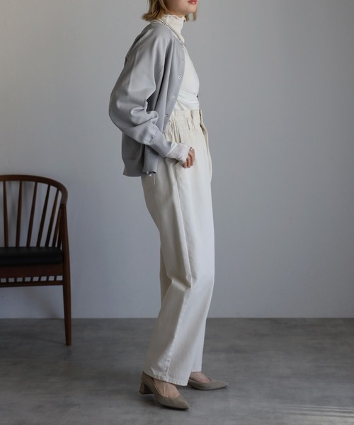 スナップボタンダイバーニットカーディガン（カーディガン/ボレロ