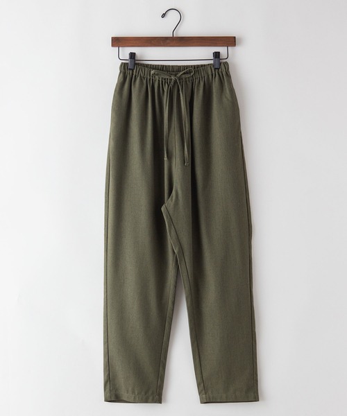 OUTDOOR PRODUCTS（アウトドアプロダクツ）の「コットン リネン ハイウエスト テーパードシルエット　ラフパンツ（その他パンツ・レディース・ブラック/アイボリー/カーキ・FREE）」の7枚目の写真