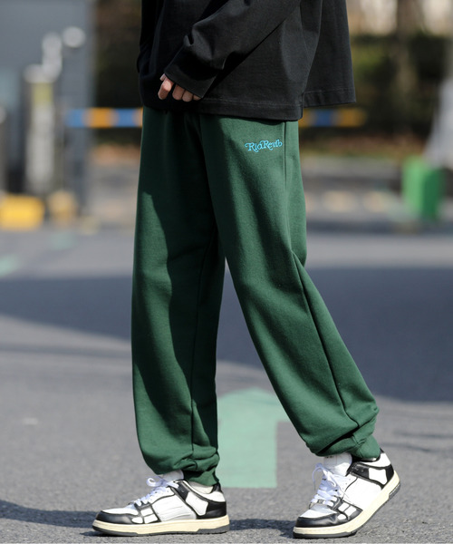 neos(ネオス)の「【neos -addictive design-】ルーズシルエット ヘビーウェイト ワンポイント ロゴ スウェット パンツ(スウェットパンツ・メンズ・杢グレー/ブラック/ホワイト/グリーン/ブルーグレー・X-LARGE/MEDIUM/LARGE)」の18枚目の写真
