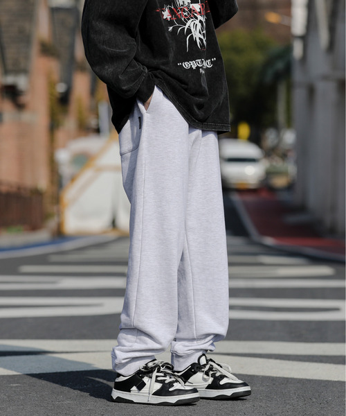 neos(ネオス)の「【neos -addictive design-】ルーズシルエット ヘビーウェイト ワンポイント ロゴ スウェット パンツ(スウェットパンツ・メンズ・杢グレー/ブラック/ホワイト/グリーン/ブルーグレー・X-LARGE/MEDIUM/LARGE)」の19枚目の写真