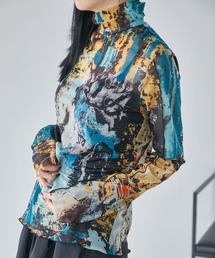 UNITED TOKYO | パストアートシアーカットソー(Tシャツ/カットソー)