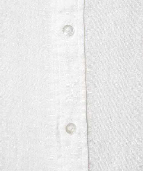 coen（コーエン）の「ヨーロピアンリネン半袖シャツ（シャツ/ブラウス・レディース・コバルトブルー/ホワイト/レッド/ダークグリーン・LARGE/MEDIUM）」の14枚目の写真