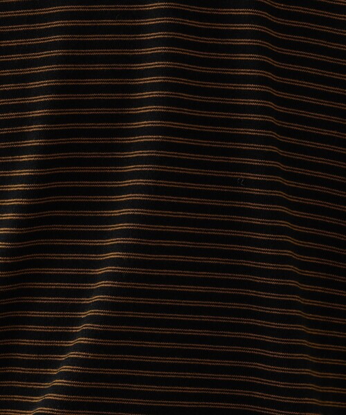 JOHN SMEDLEY（ジョンスメドレー）の「JOHN SMEDLEY × BEAMS F / 別注 コットン ボーダー クルーネックニットTシャツ（Tシャツ/カットソー・メンズ・ブラック系その他/グレー系その他/ライトブラウン/ダークブラウン/ネイビー・S/L/M）」の18枚目の写真