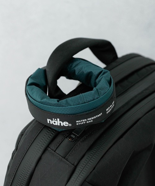 Nahe（ネーエ）の「nahe ネーエ ドライバッグ 防水 折りたたみ 6L（エコバッグ/サブバッグ・メンズ・イエロー/オレンジ/ブラック/ターコイズブルー/ライトグレー/ダークグリーン・FREE）」の14枚目の写真